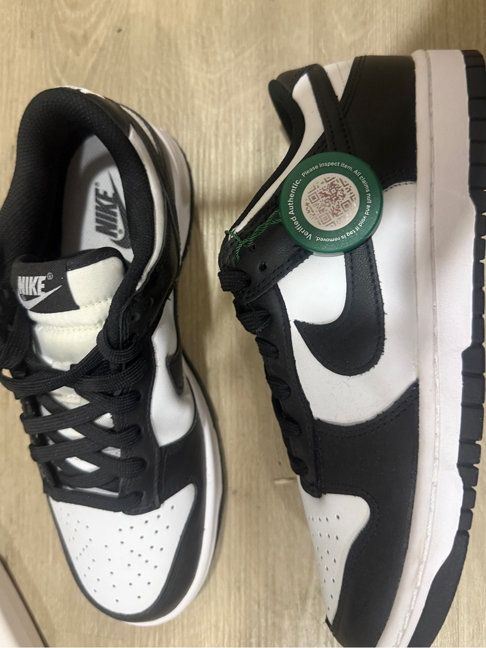 Nike Women’s Black and White Low-Top Sneakers
